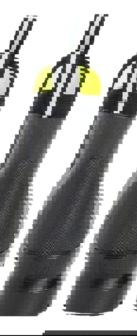 Muck Boots MUCK Chore Classic Chelsea Mens Stable Farm Wellington Wellie Ankle Boots, rear view showing slip-resistant sole and pull-on tab.