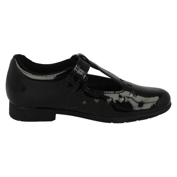 Clarks Girls Clarks Heart Detailed T-Bar Shoes Scala Dress