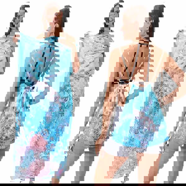 Leaper 2-in-1 Foldable Printed Bath Towel Backpack