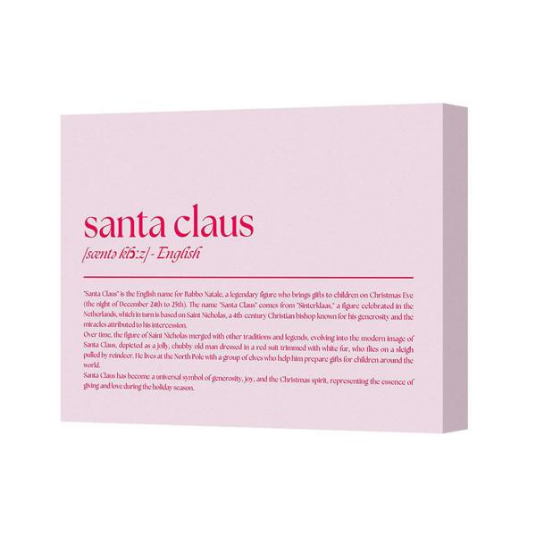 Benjamin Tate Design Santa Claus Canvas Print English Edition Christmas Gift