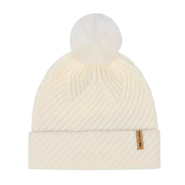 Trespass Womens/Ladies Anala Knitted Beanie - Ghost - 
