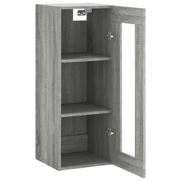 Berkfield Wall Mounted Cabinet Grey Sonoma 34.5x34x90 cm