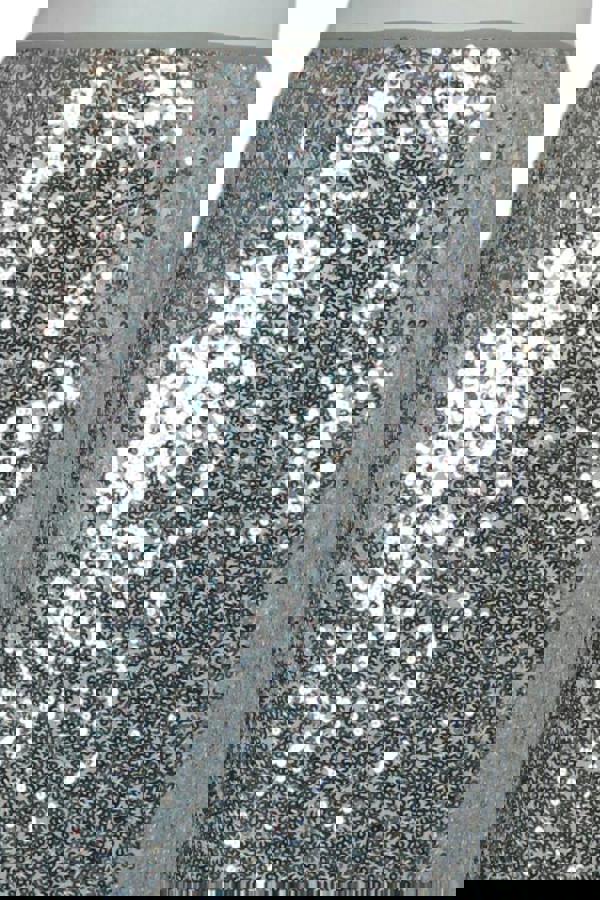 Paulo Due Women's Sequin Maxi Skirt with Side Slit