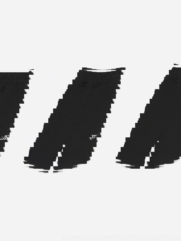 The Couture Club Kids Raw Seam Shorts in Black