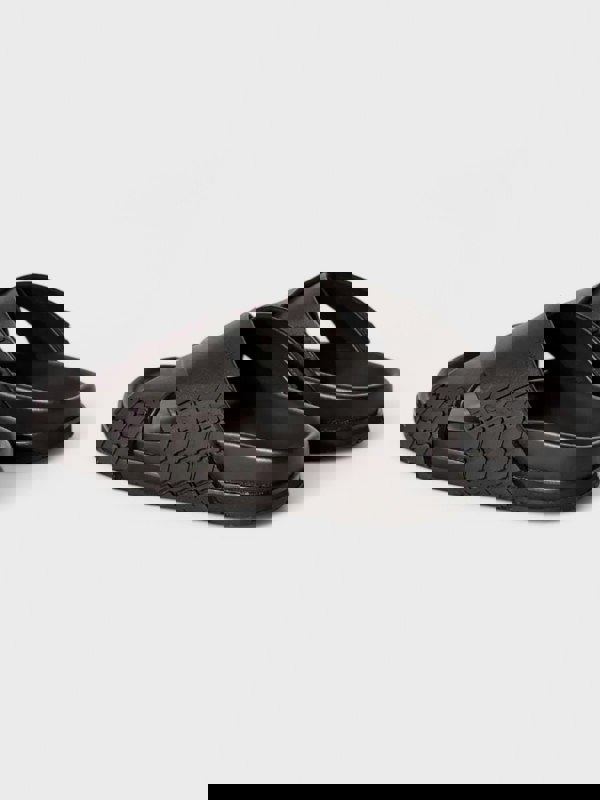 Off White Deck Sliders Black - Supplied FashionOff White