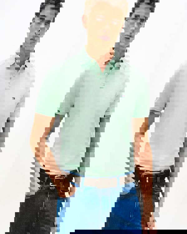 Tommy Hilfiger 1985 Regular Fit Mens Polo - Crushed Mint