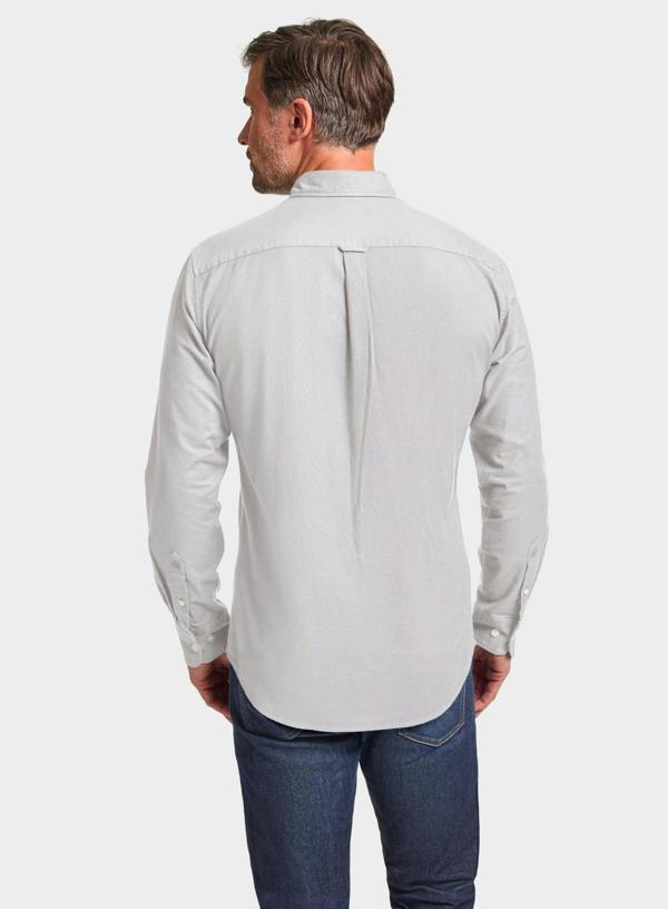 Button Down Oxford Shirt - Grey