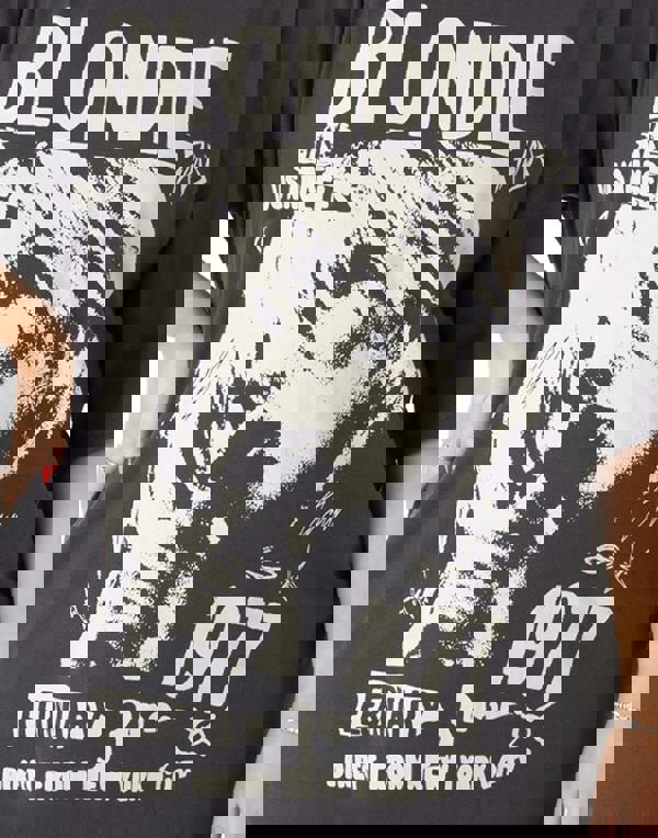 Blondie Womens Grey Character Oversized Short Sleeved T-Shirt