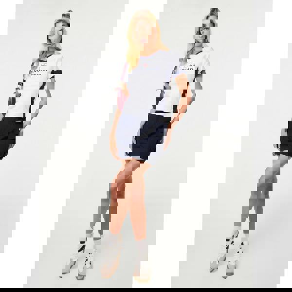 Pink Vanilla England Embellished Football T-Shirt