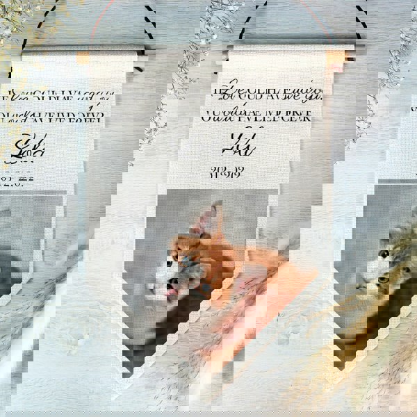 Personalised Memento Company Personalised Photo Upload Pet Memorial Hanging Banner