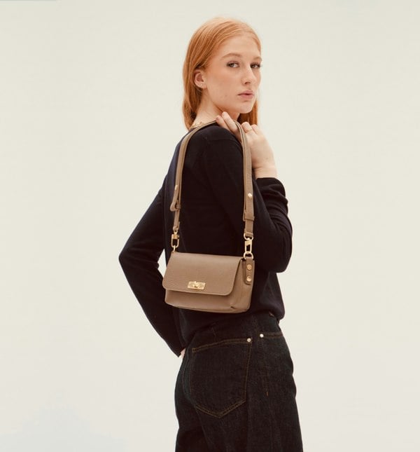 Apatchy London The Maisie Mink Leather Bag