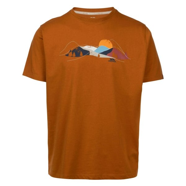 Trespass Mens Firesteel Printed T-Shirt - Ginger