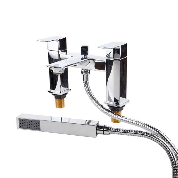 Flode Tarrekaise Bath Shower Mixer Tap - Polished Chrome Finish