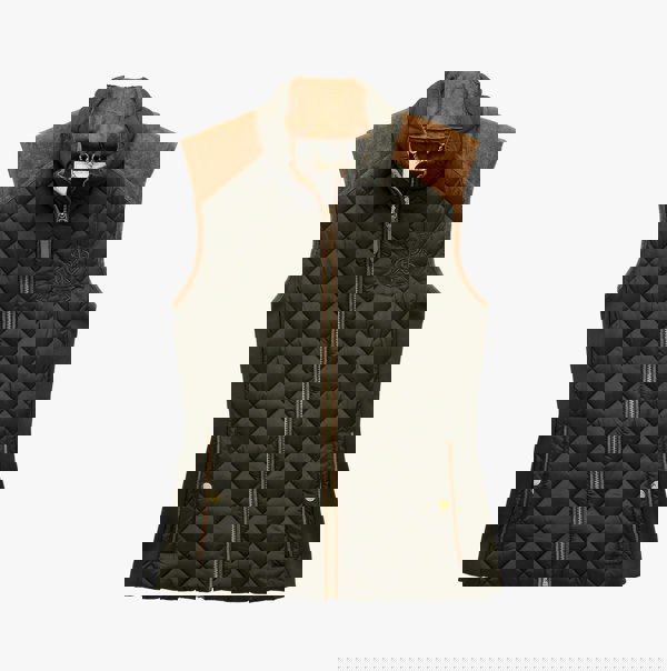 Joules BRAEMAR LUXE Womens Gilet Green