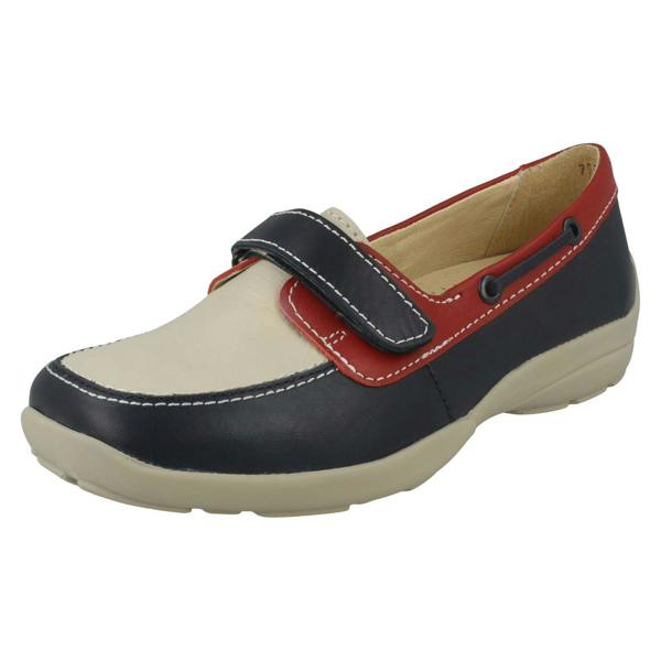 DB Shoes Ladies Easy B Flat Loafer Style Shoes - Elizabeth