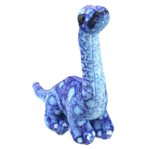 The Puppet Company Brontosaurus (Blue) - Finger Puppets