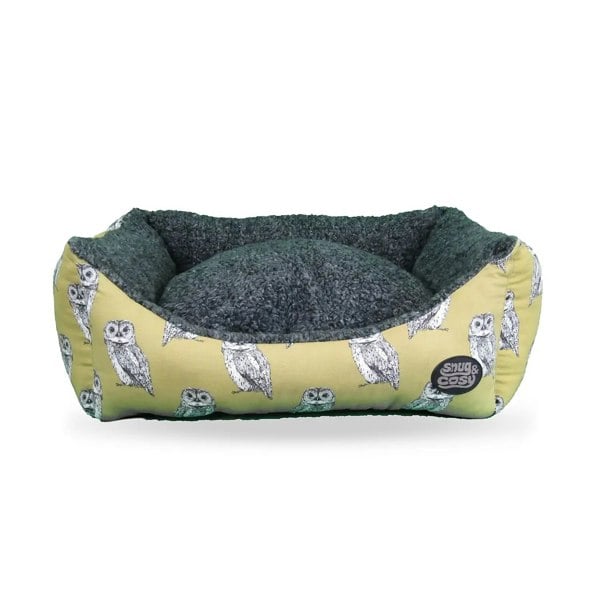 Snug and Cosy Pets Owl Print bed