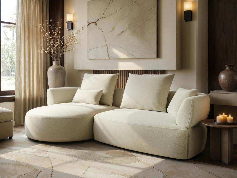 Lia Large L Shape 4 Seater Sofa