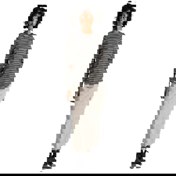 Craghoppers Womens/Ladies Akona Striped Nosilife Long-Sleeved T-Shirt - Charcoal - 