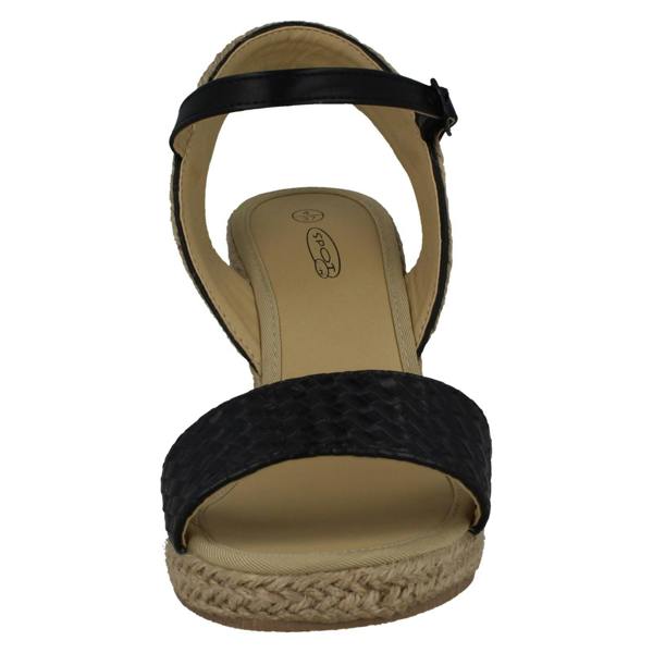 Savannah Ladies Savannah Rope Wedge Sandals