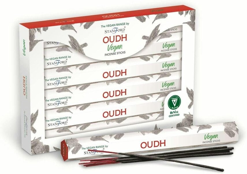 Stamford Vegan Oudh Incense Sticks, 6 packs, 120 sticks
