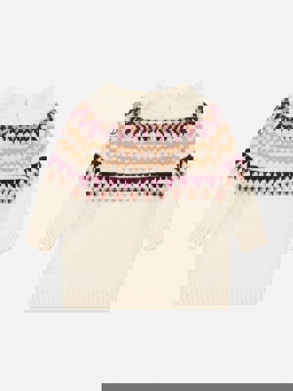 Moncler Enfant Baby Girls Wool Knitted Dress in Ivory