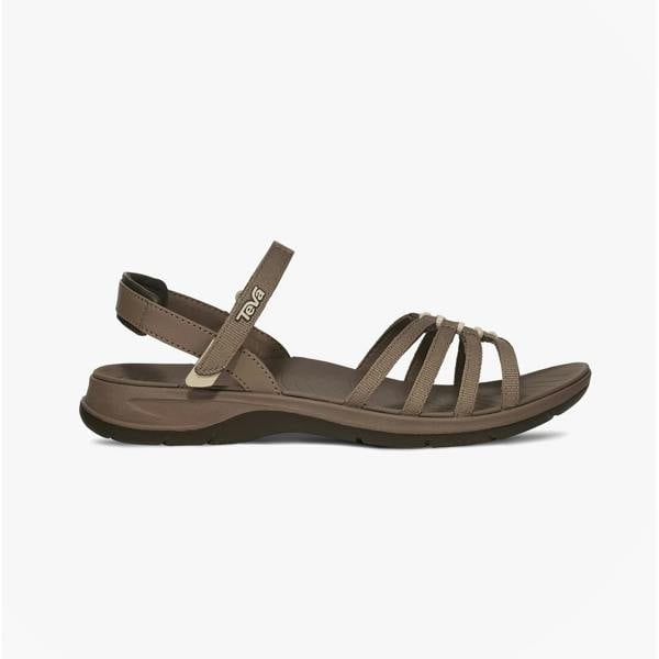 Teva TIRRATRAVELER Cross Strap Sandals   in  Brown