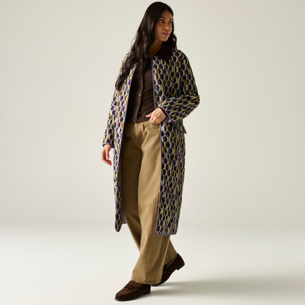 Regatta Womens/Ladies Orla Kiely Oval Quilted Jacket - Multicoloured