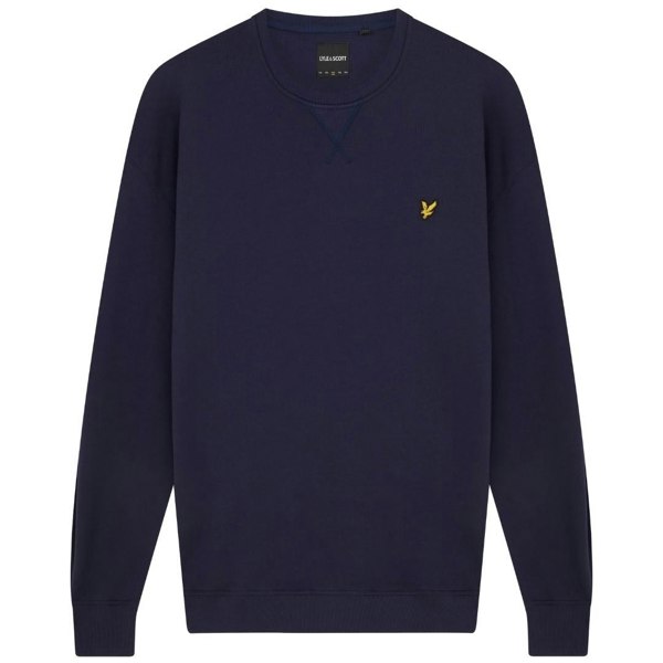 Lyle & Scott Branded Pull-over Jumper - Navy Blue