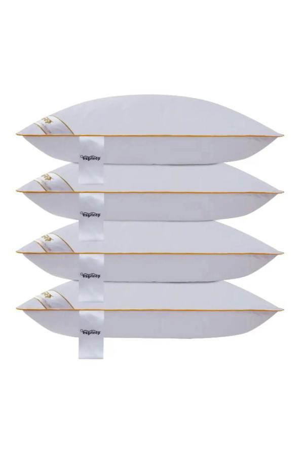 Ezysleep Luxury Goose Feather and Down Pillow - Set of 4