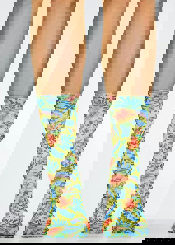 Jemsox COLOURED BEACH Ladies Novelty Gift Socks