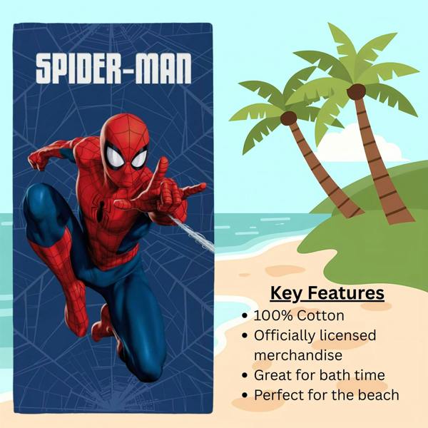 Spider-Man Web Towel 70x140cm - VW