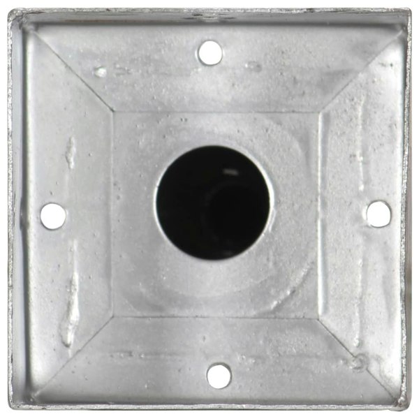 Berkfield Ground Spikes 6 pcs Silver 12x12x56 cm Galvanised Steel