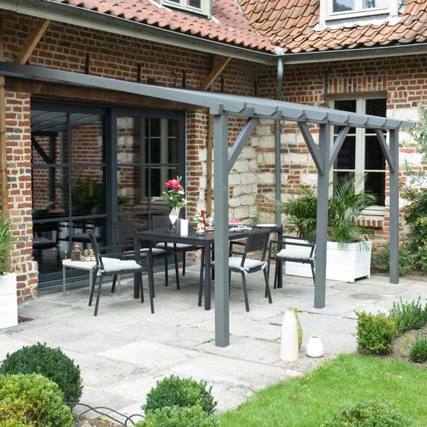 Cerland Etreta Wooden Pergola 4m x 3m Rectangular Timber Patio Shelter Canopy