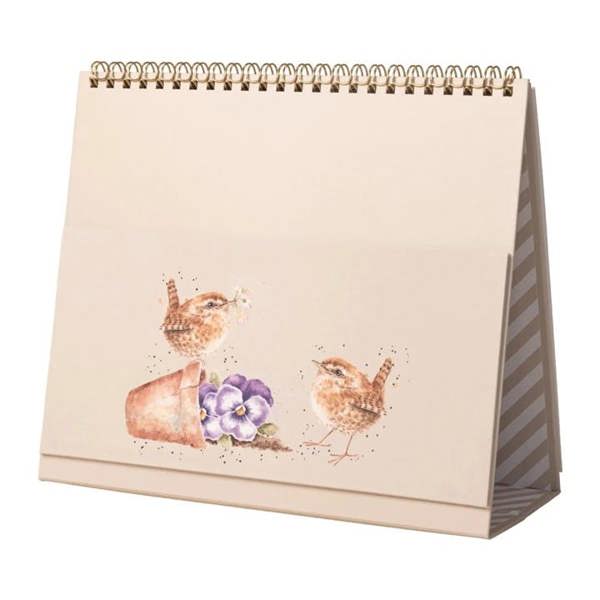 Wrendale Designs, Hello Easel Desk Calendar 2027, Desk Calendars, Month To View, Animals, Gift