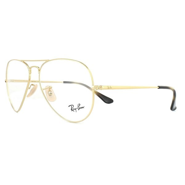 Ray-Ban Glasses Frames 6489 Aviator 2500 Gold 55mm