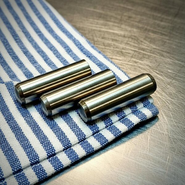Fixaball 12mm Steel Dowel Pins Hardened & Ground DIN 6325