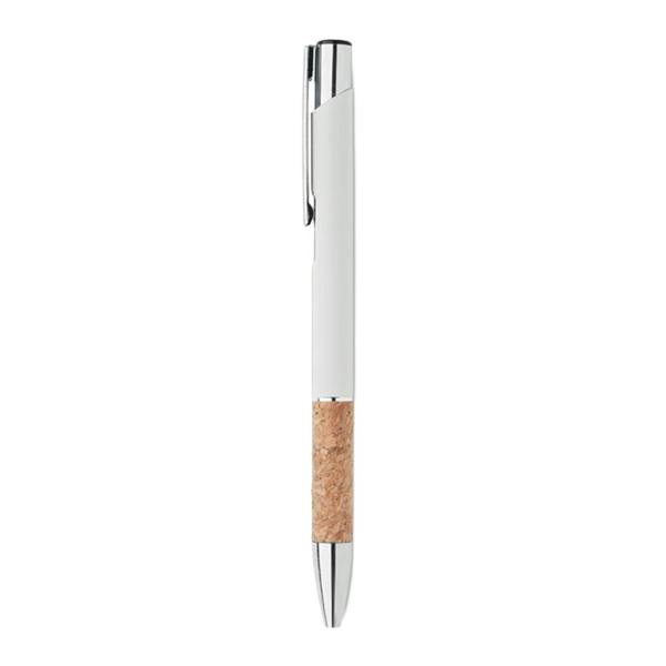 MidOcean Veria Push Button Aluminium Pen - White - 