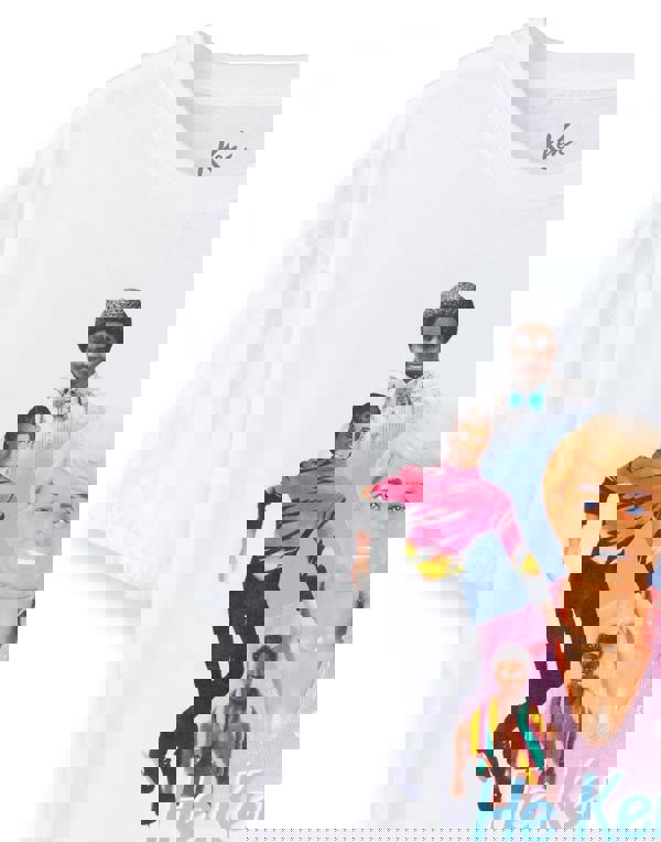 Barbie Mens White He Ken Do It All Short Sleeved T-Shirt