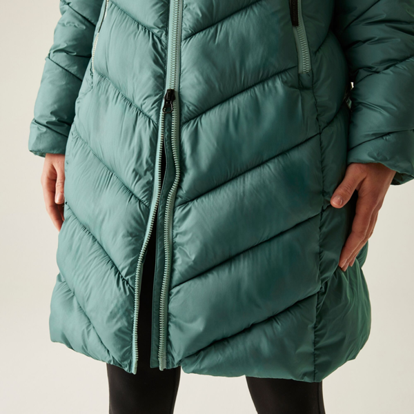 Regatta Womens Anita Padded Jacket - Green Haze