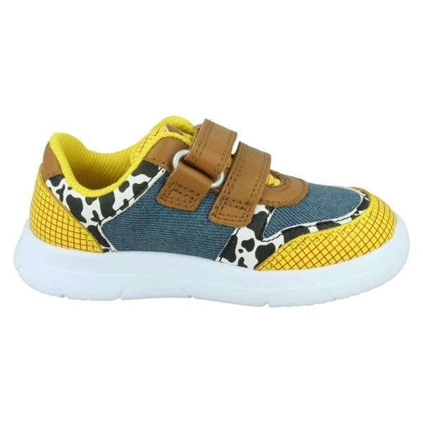 Clarks Childrens Clarks Hook & Loop Casual Trainers Ath Howdy
