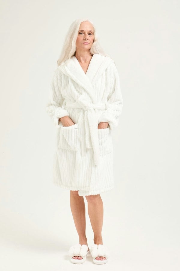 Cloud Dressing Gown in Cream - Wholesale - Robes