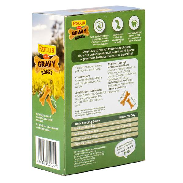 Favour Gravy Bones Dog Treats 400g