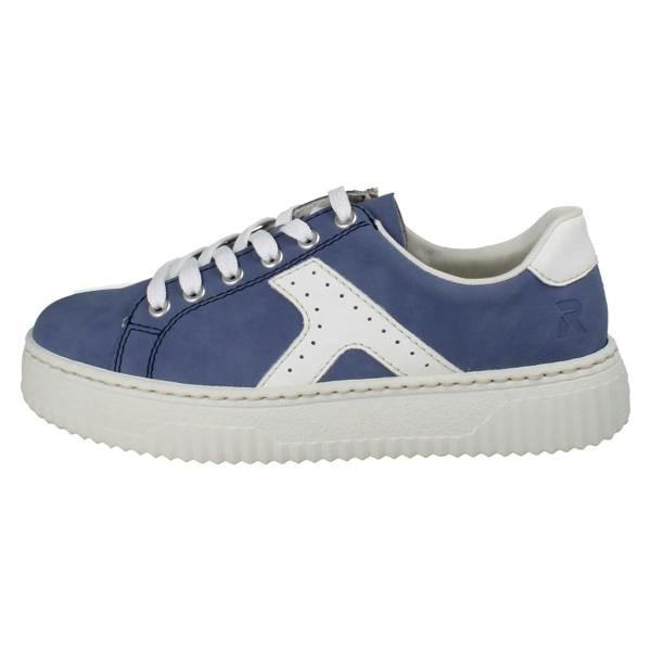 Rieker Womens Rieker Platform Lace Up Trainers With Side Zip  N9920