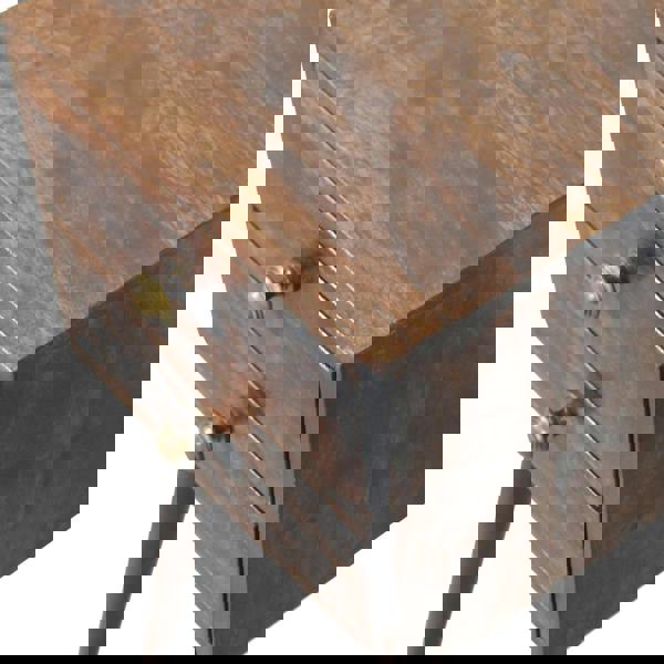 Artisan Furniture Solid Wood Mini 2 Drawer California Walnut Bedside