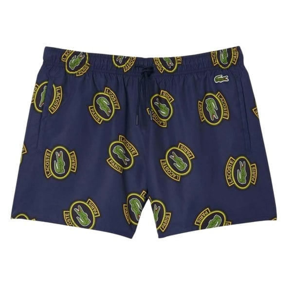 Lacoste Mens Printed Swim Shorts - Multicoloured
