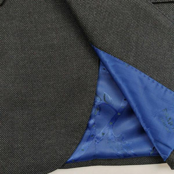 Dark Grey Birdseye 3-Piece Suit