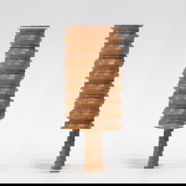 The Arboretum Handmade Wooden Zig-Zag Ornament