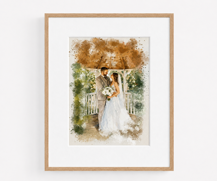 Personalised Watercolour Portrait - Family or Couple