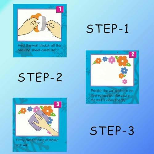 6 Pack 3D Christmas Window Clings for Glass, Reusable Assorted Festive Sheets image 4